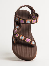 WOMENS TEVA FLATFORM UNIVERSAL CROCHET SANDALS - CLEARANCE