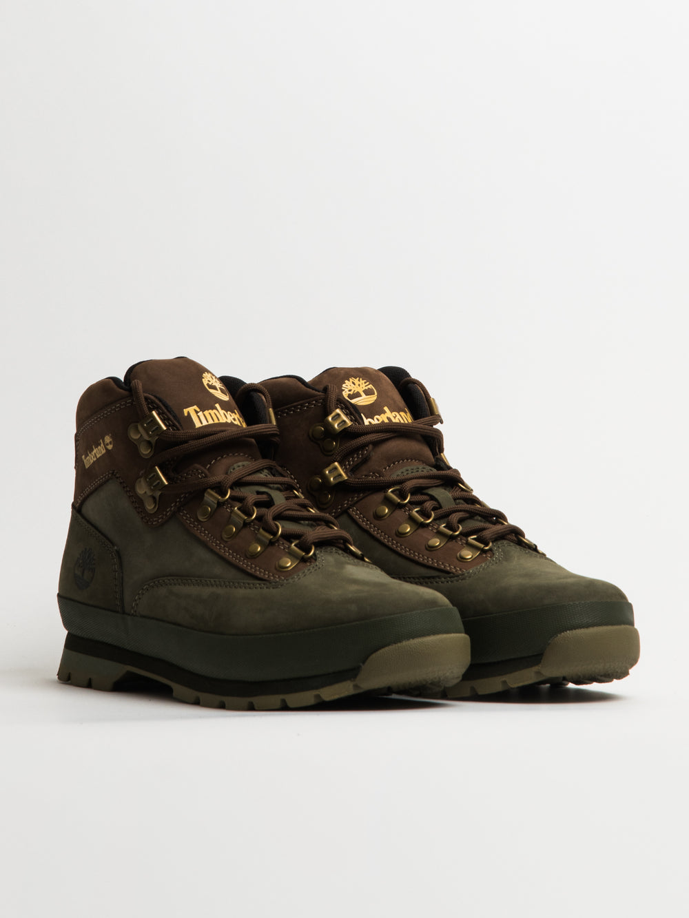 MENS TIMBERLAND EURO HIKER MID HIKING BOOTS - CLEARANCE