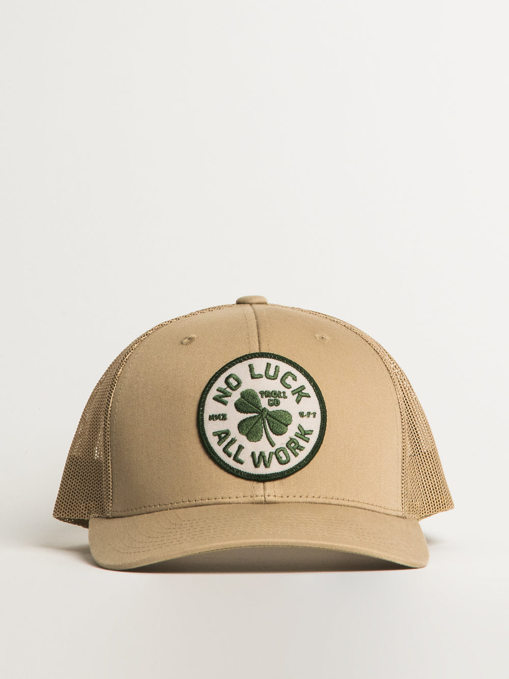 TROLL CO. NO LUCK ALL WORK CURVED BRIM HAT