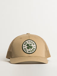 TROLL CO. NO LUCK ALL WORK CURVED BRIM HAT
