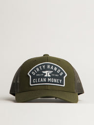 TROLL CO. DHCM PATCH CURVED BRIM TRUCKER HAT
