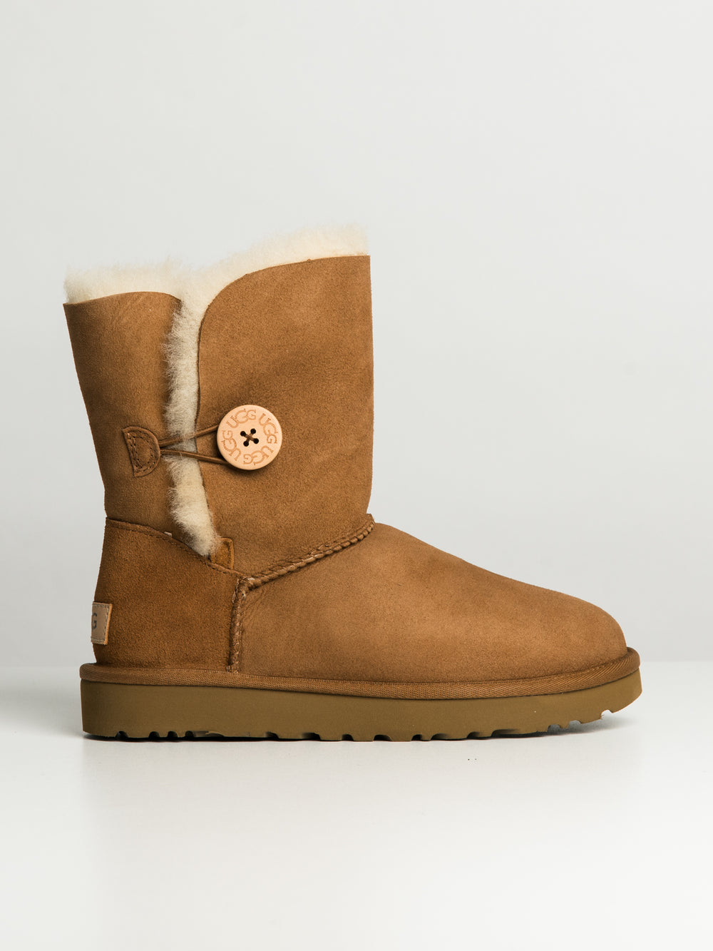 WOMENS UGG BAILEY BUTTON II BOOT - CHESTNUT