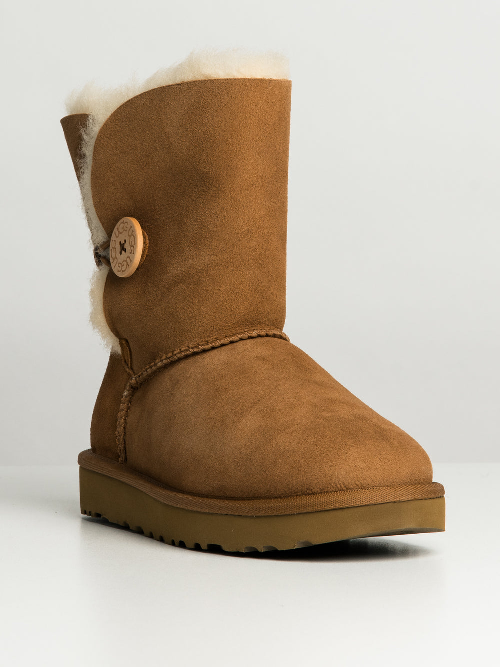WOMENS UGG BAILEY BUTTON II BOOT - CHESTNUT