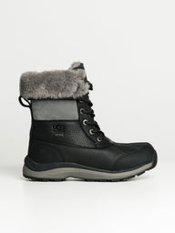 WOMENS UGG ADIRONDACK III BOOT - BLACK - CLEARANCE