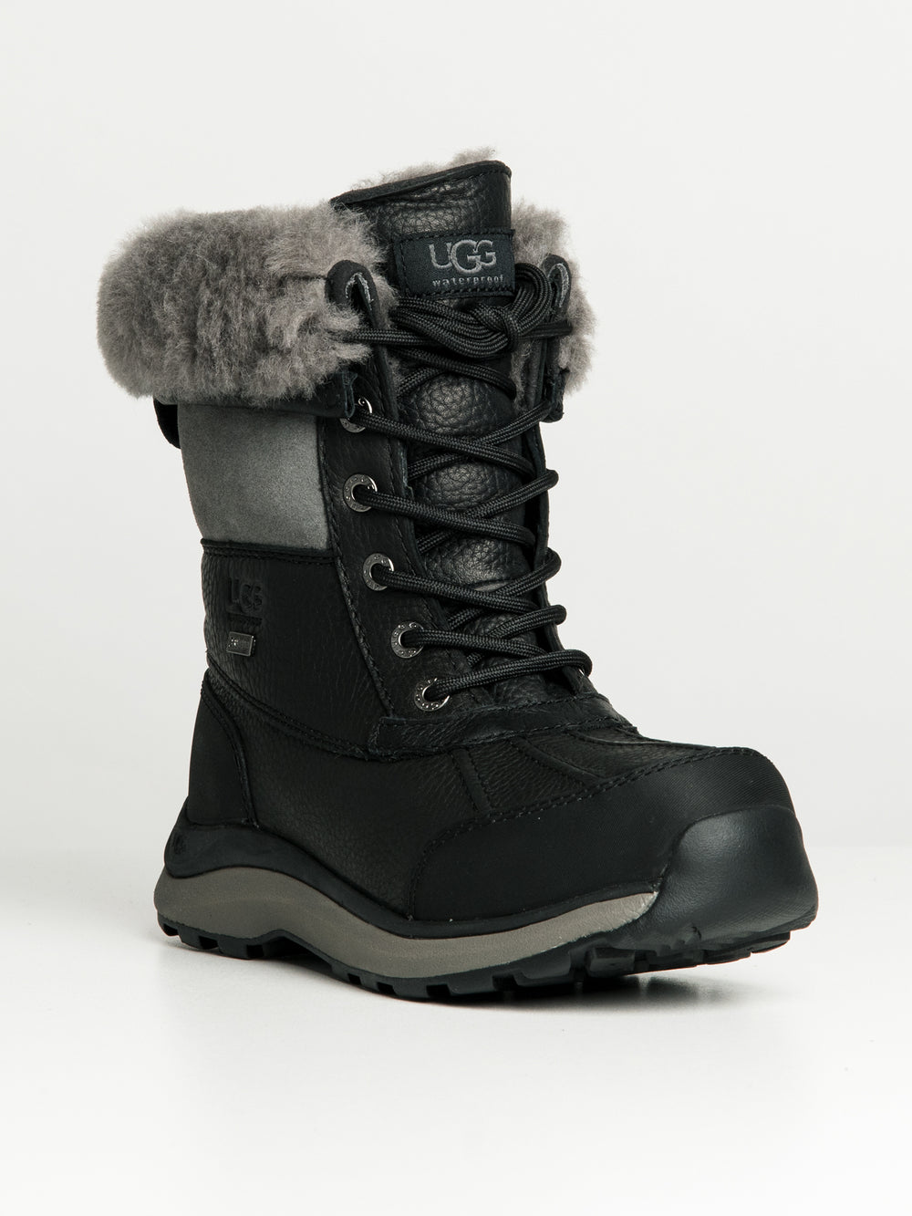 WOMENS UGG ADIRONDACK III BOOT - BLACK - CLEARANCE