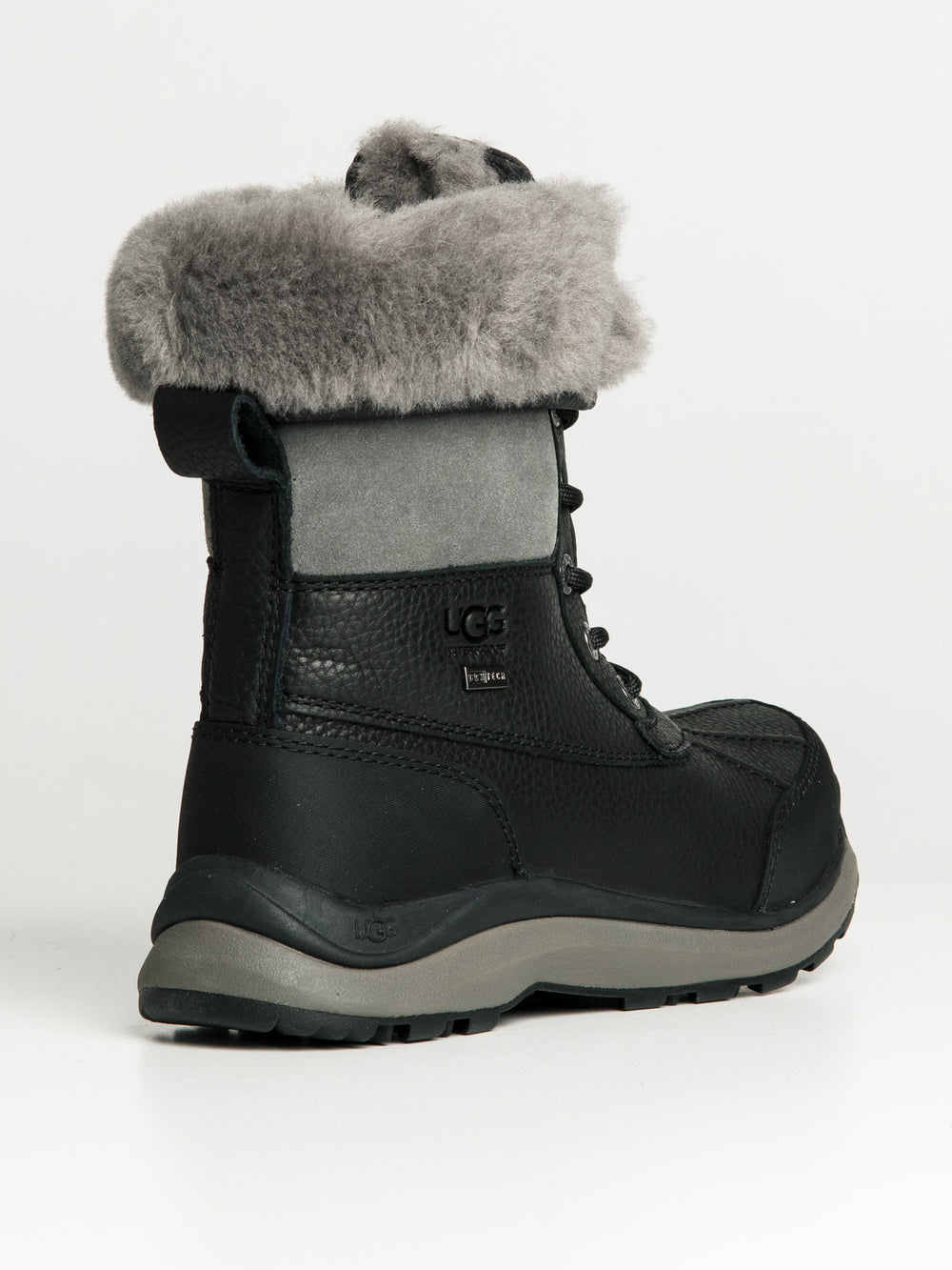 WOMENS UGG ADIRONDACK III BOOT - BLACK - CLEARANCE