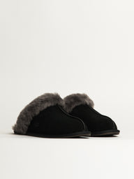 WOMENS UGG SCUFFETTE II SLIPPER - BLACK