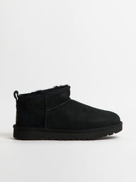 WOMENS UGG CLASSIC ULTRA MINI BOOT - BLACK