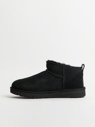 WOMENS UGG CLASSIC ULTRA MINI BOOT - BLACK