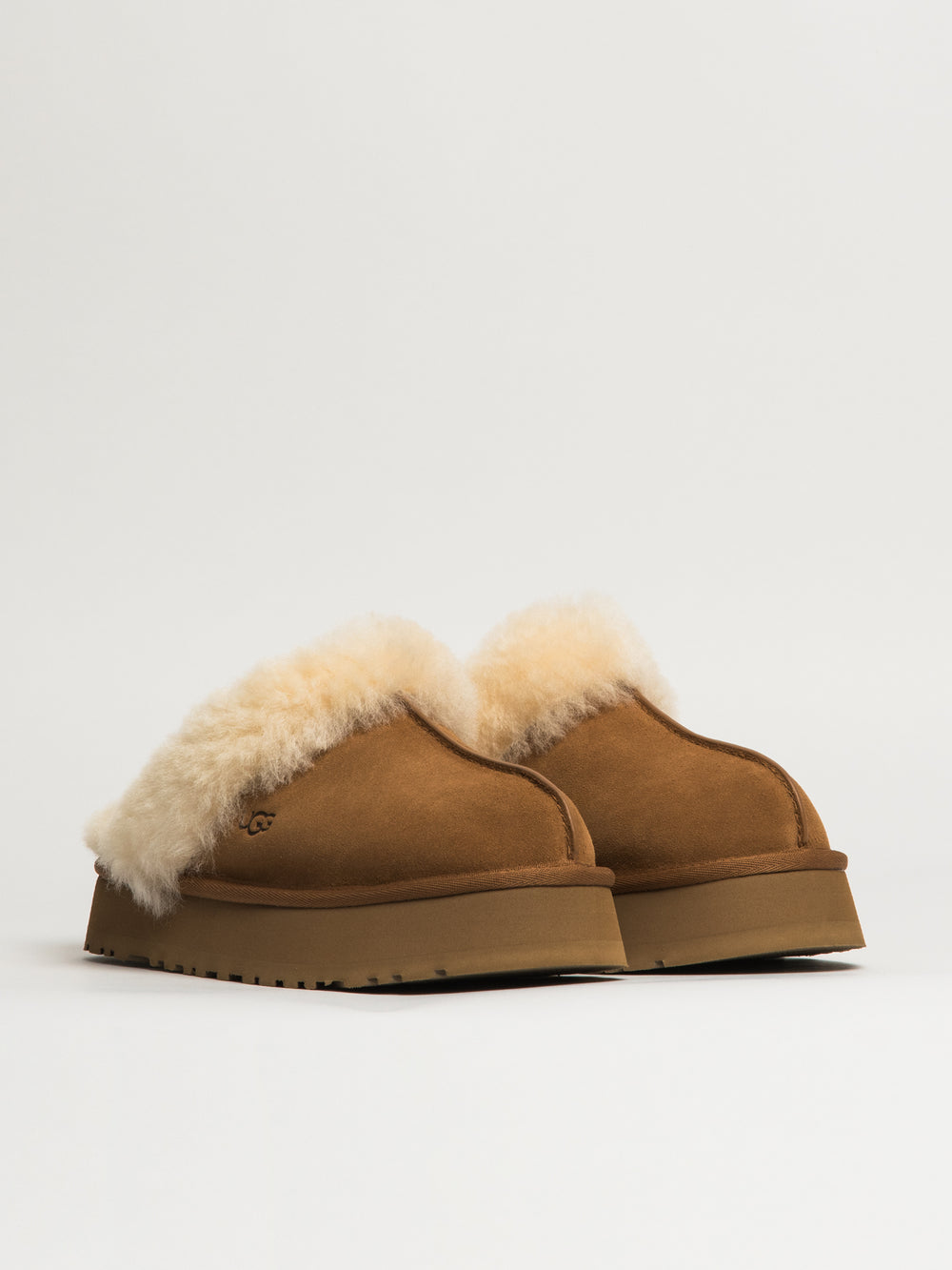 WOMENS UGG DISQUETTE SLIPPER - CHESTNUT