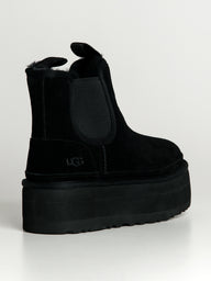 WOMENS UGG NEUMEL PLATFORM CHELSEA BOOT - BLACK - CLEARANCE
