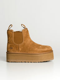 WOMENS UGG NEUMEL PLATFORM CHELSEA BOOT - CHESTNUT - CLEARANCE