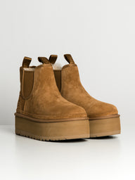 WOMENS UGG NEUMEL PLATFORM CHELSEA BOOT - CHESTNUT - CLEARANCE