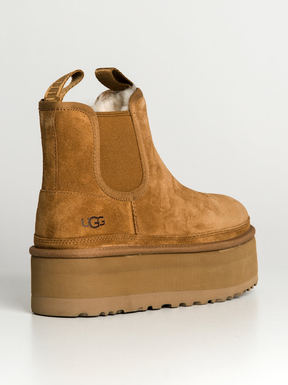 WOMENS UGG NEUMEL PLATFORM CHELSEA BOOT - CHESTNUT - CLEARANCE