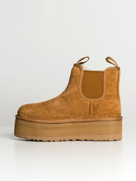 WOMENS UGG NEUMEL PLATFORM CHELSEA BOOT - CHESTNUT - CLEARANCE