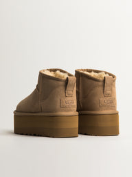 WOMENS UGG CLASSIC ULTRA MINI PLATFORM - SAND