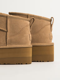 WOMENS UGG CLASSIC ULTRA MINI PLATFORM - SAND