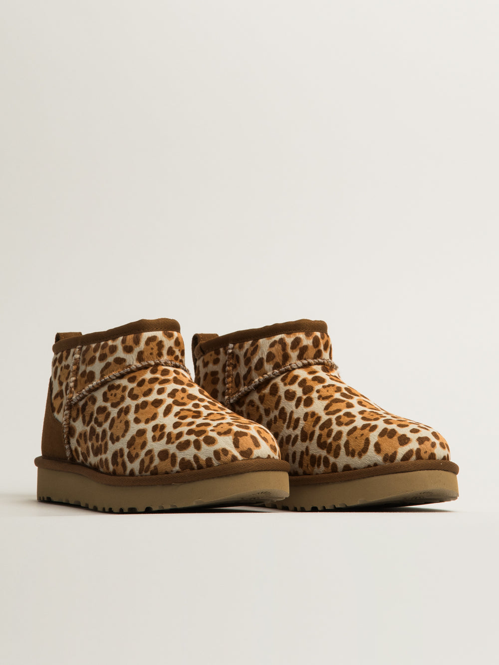 WOMENS UGG CLASSIC ULTRA MINI PLAINS - LEOPARD
