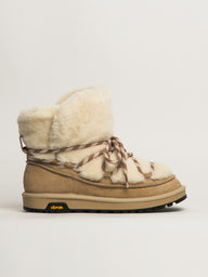 WOMENS UGG CLASSIC TREAD FLUFFED BOOT - MOONBEAM