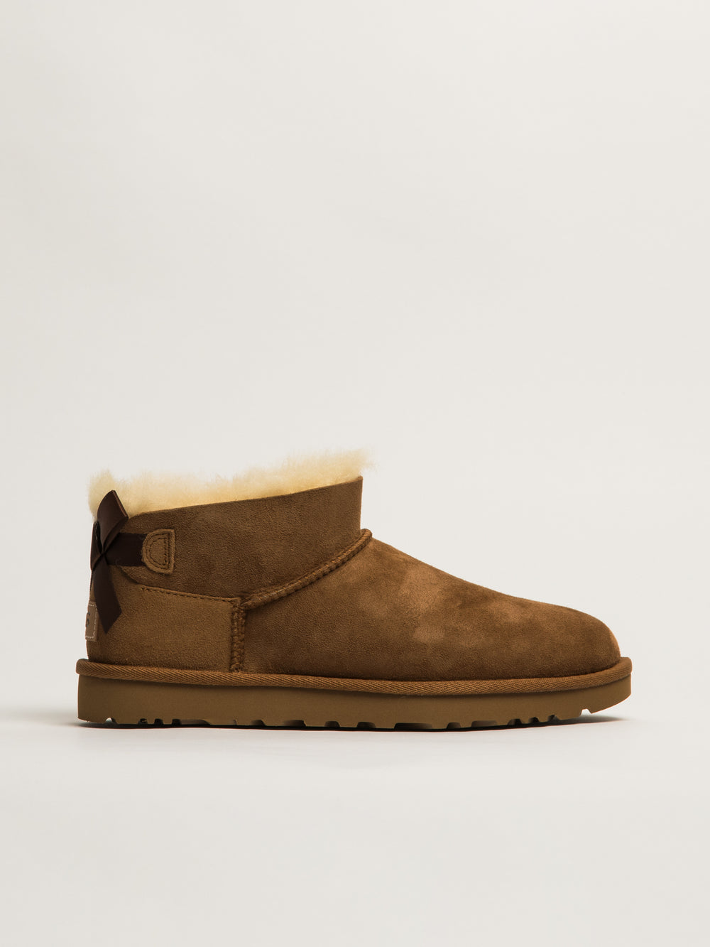 UGG ULTRA MINI BAILEY BOW BOOT - CHESTNUT