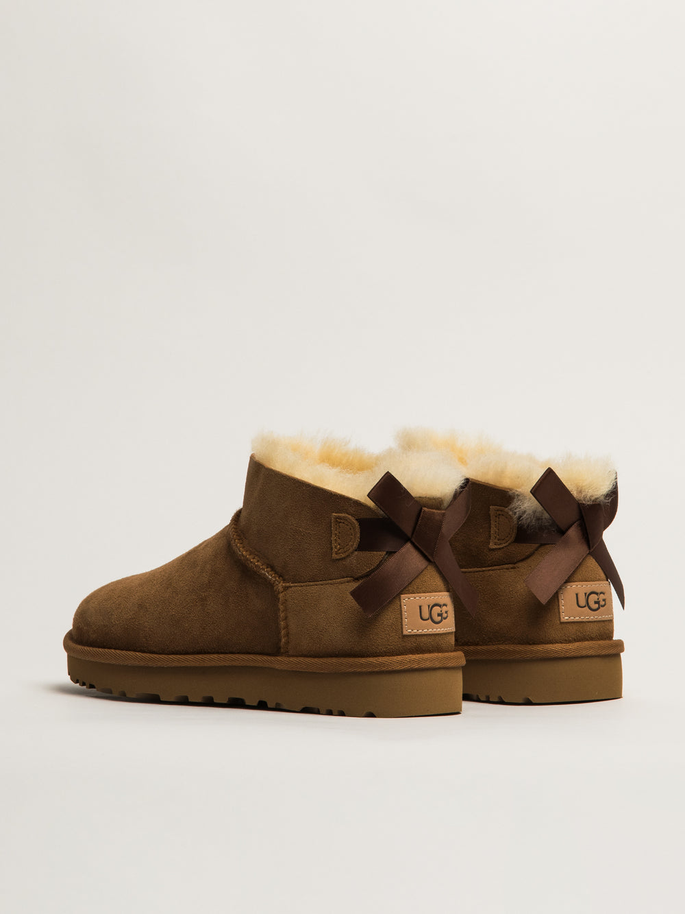 UGG ULTRA MINI BAILEY BOW BOOT - CHESTNUT