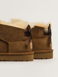 UGG ULTRA MINI BAILEY BOW BOOT - CHESTNUT