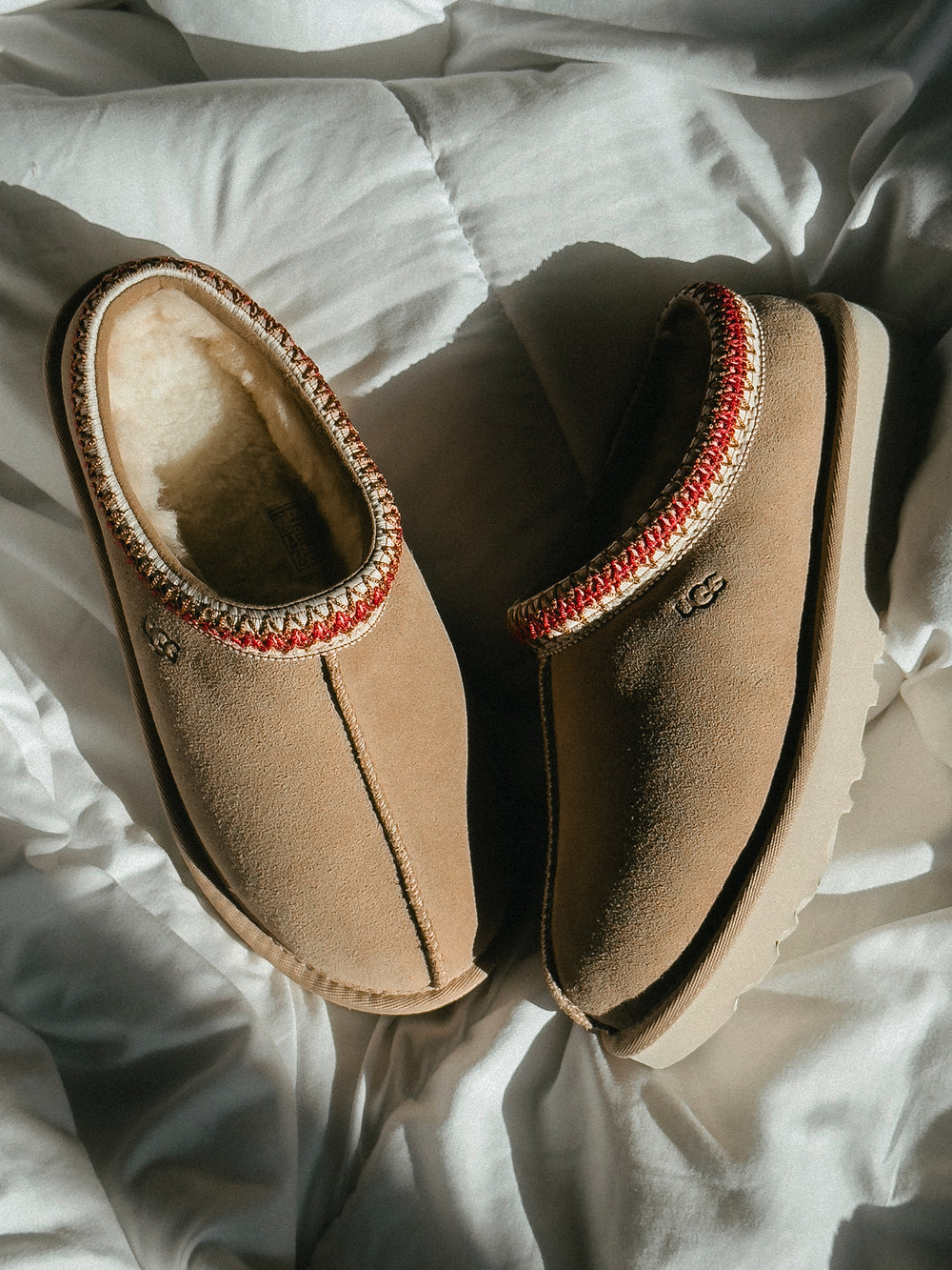WOMENS UGG TASMAN - SAND CHERRY