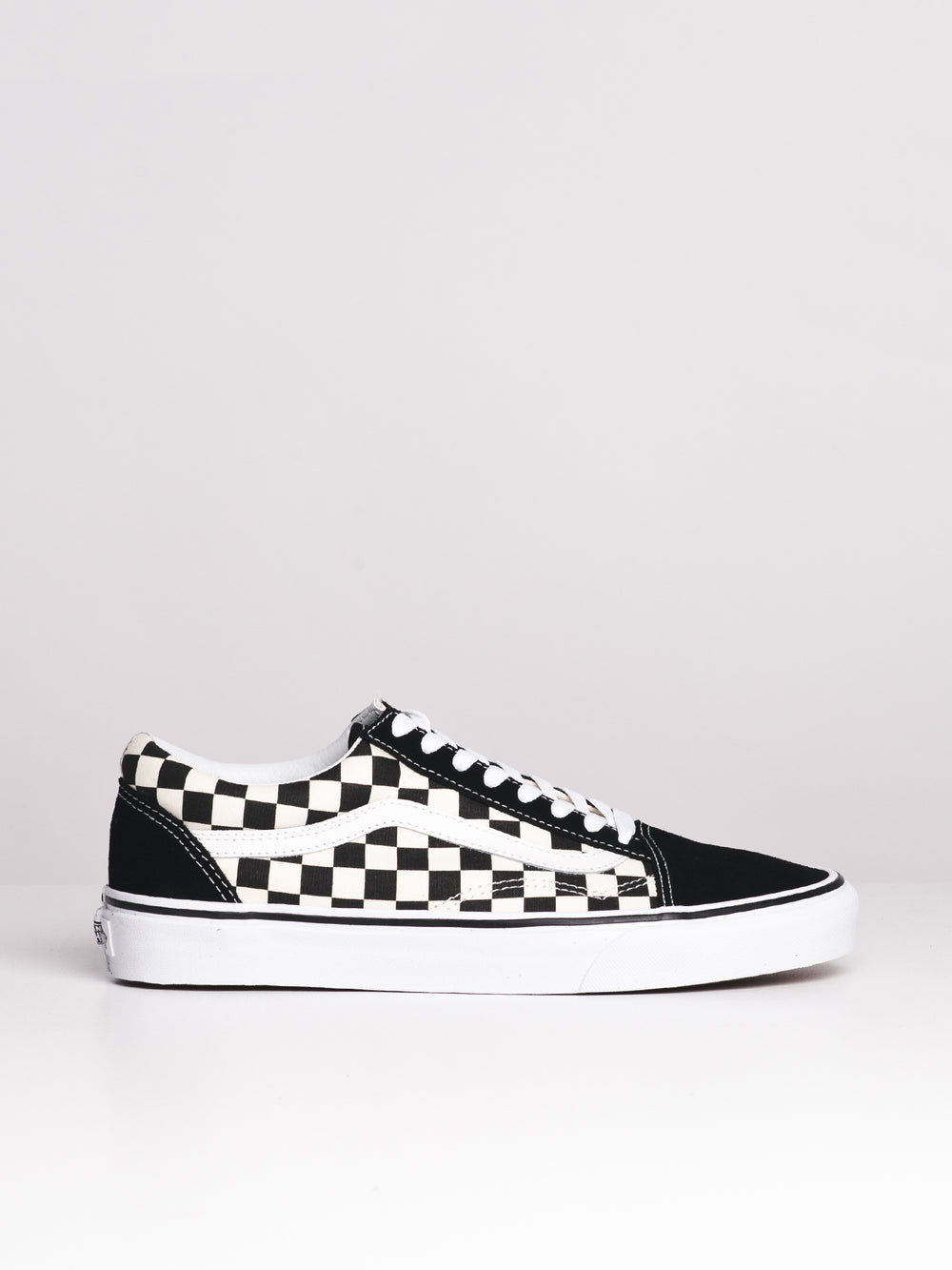 MENS VANS OLD SKOOL PRIMARY CHECKER CANVAS SNEAKER - CLEARANCE
