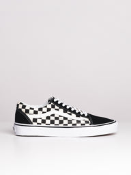 MENS VANS OLD SKOOL PRIMARY CHECKER CANVAS SNEAKER - CLEARANCE