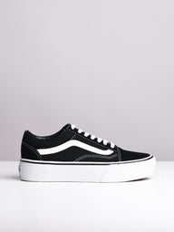 WOMENS VANS OLD SKOOL PLATFORM CANVAS SHOES - CLEARANCE