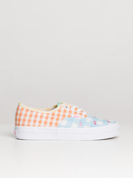 WOMENS VANS AUTHENTIC GINGHAM BLOCK SNEAKER - CLEARANCE