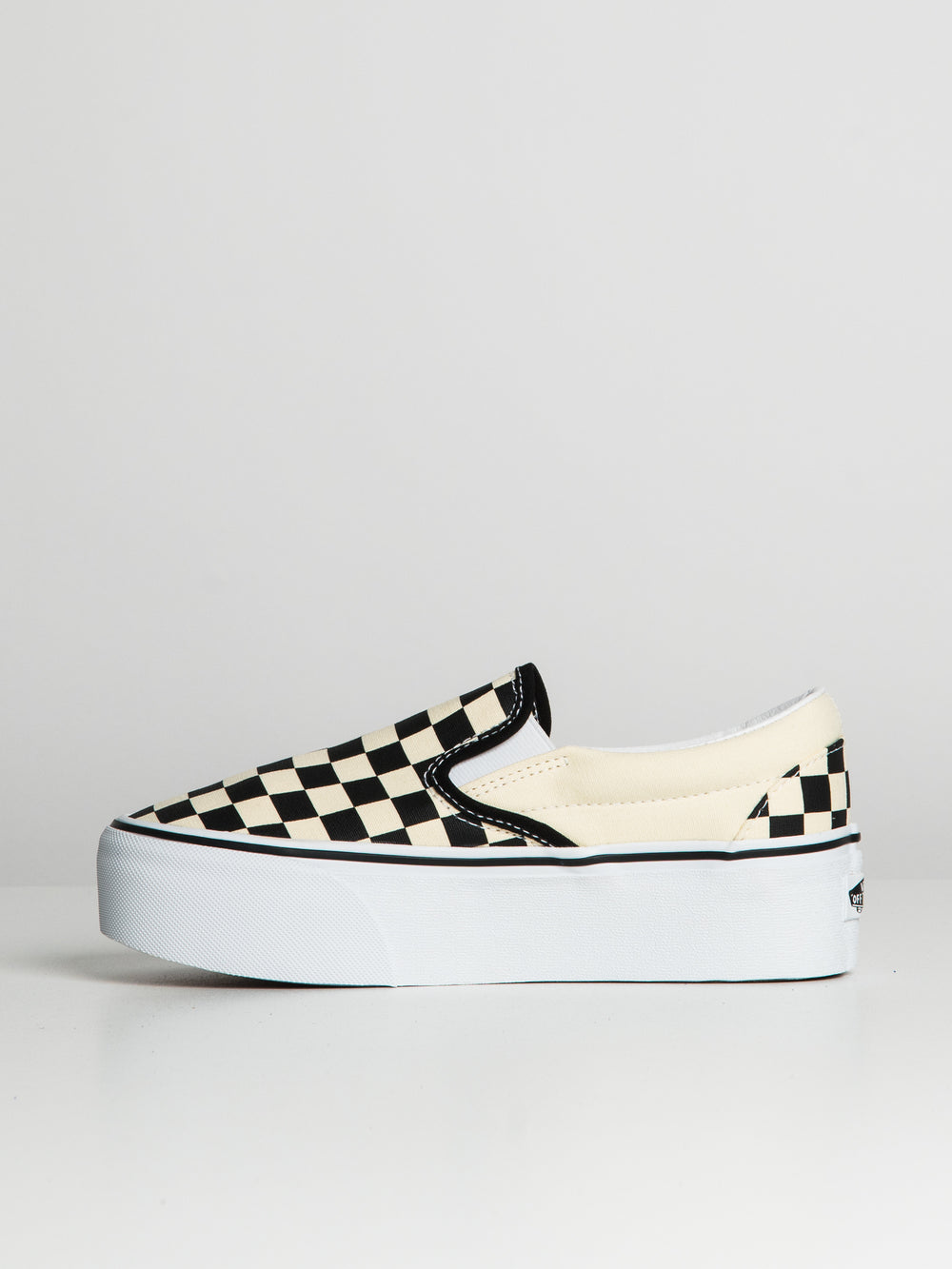 WOMENS VANS CLASSIC SLIP ON STACKFORM - CHECKER - CLEARANCE