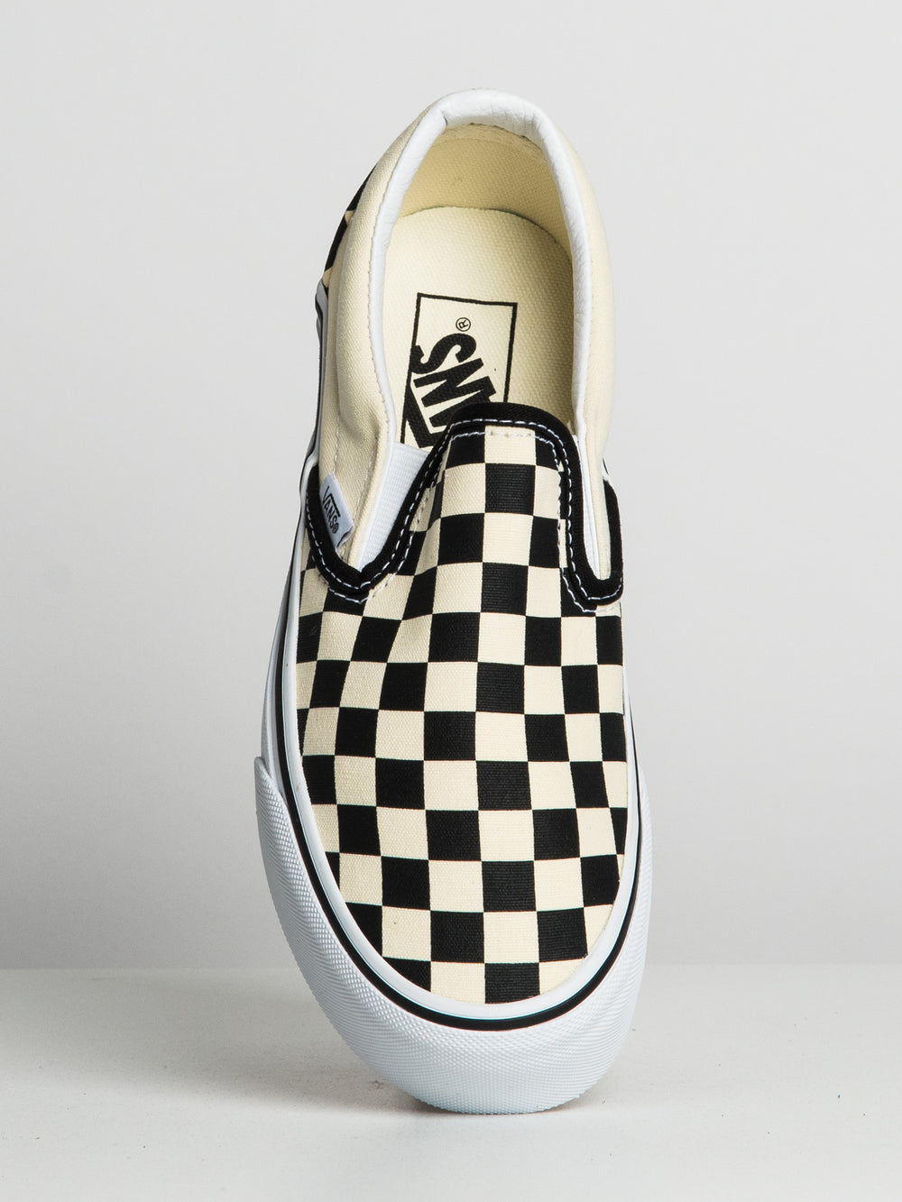 WOMENS VANS CLASSIC SLIP ON STACKFORM - CHECKER - CLEARANCE