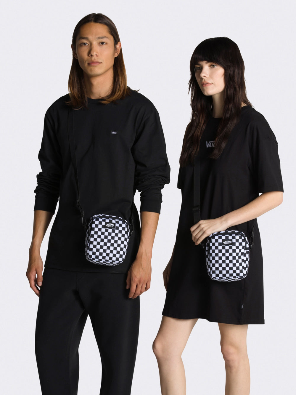 VANS GO GETTER CROSSBODY BAG - CHECKERBOARD - CLEARANCE