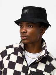 VANS PATCH BUCKET HAT - BLACK  - CLEARANCE