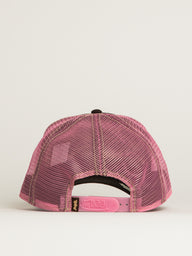 VON DUTCH STAPLE TRUCKER HAT - BLACK PINK