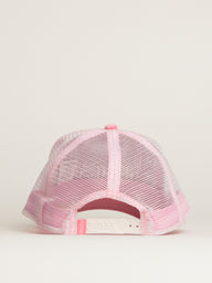 VON DUTCH VELVET TRUCKER HAT - PINK
