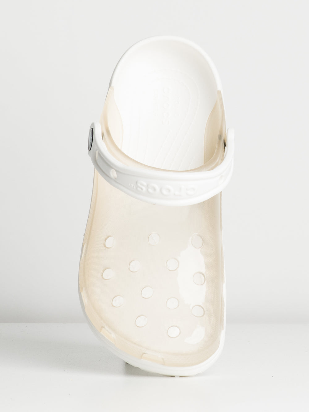 WOMENS CROCS CLASSIC TRANSLUCENT CLOGS - CLEARANCE