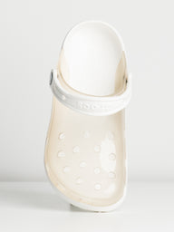 WOMENS CROCS CLASSIC TRANSLUCENT CLOGS - CLEARANCE